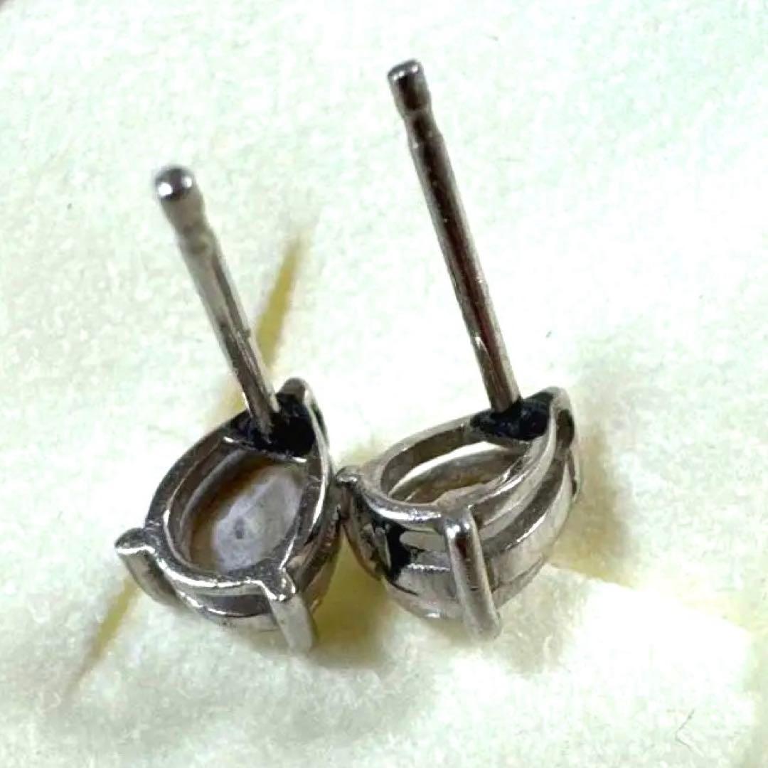 ダイヤモンド　ペアシェイプピアス　プラチナ900 鑑定書付き