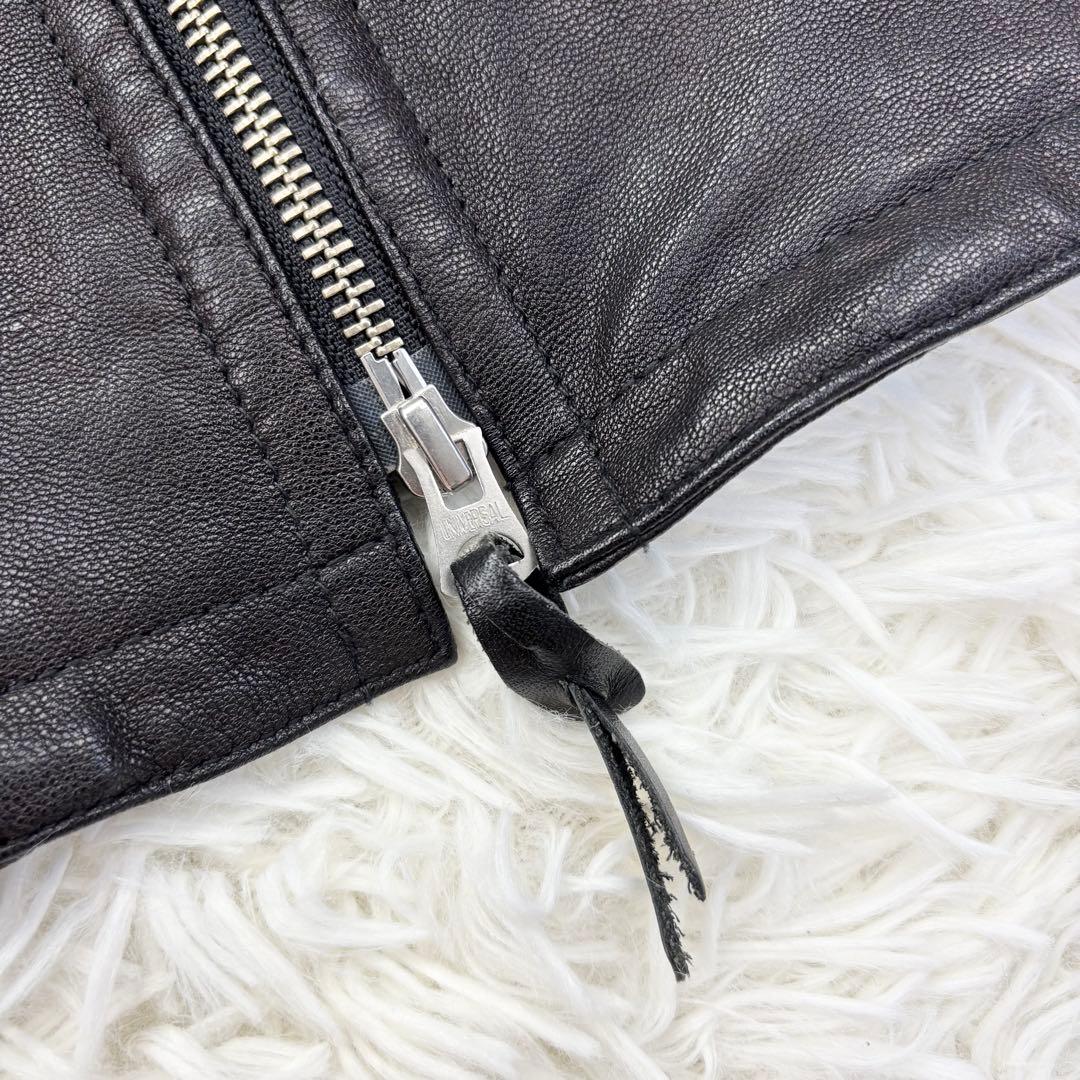 ユナイテッドアローズ レザー シングルライダースジャケット M