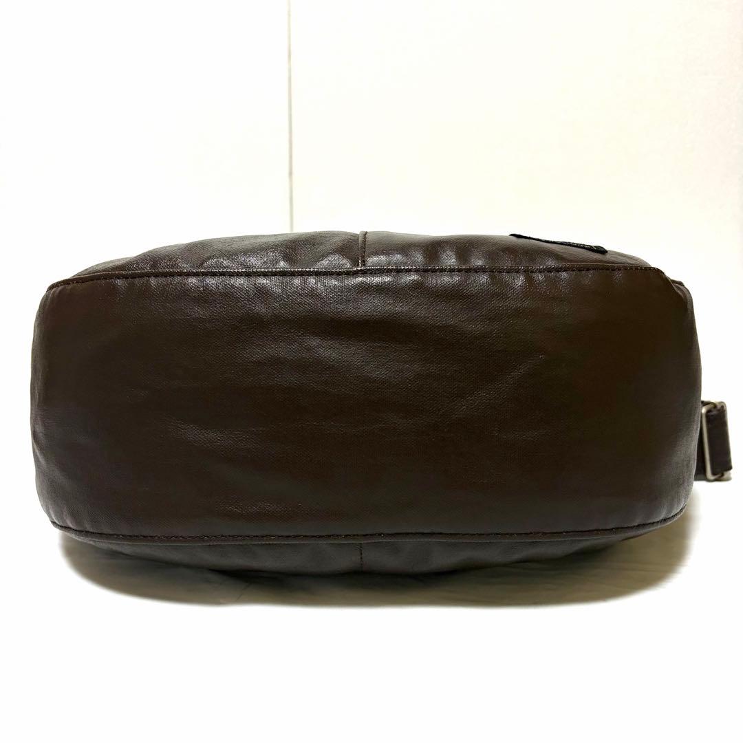 極美品✨ポーター フリースタイル ショルダーバッグ ハーフムーン ブラウン