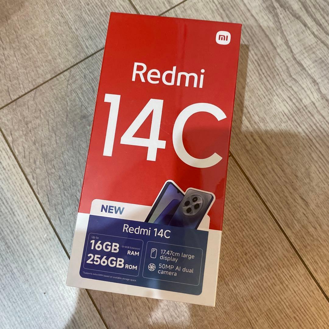 Redmi 14C Black 16GB RAM 256GB ROM 新品未開封