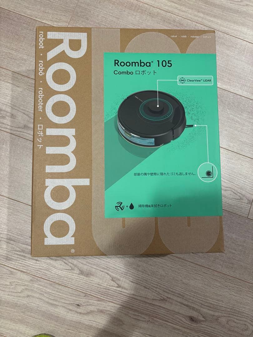 【新品未開封】Roomba 105 Combo ロボット掃除機　ブラック