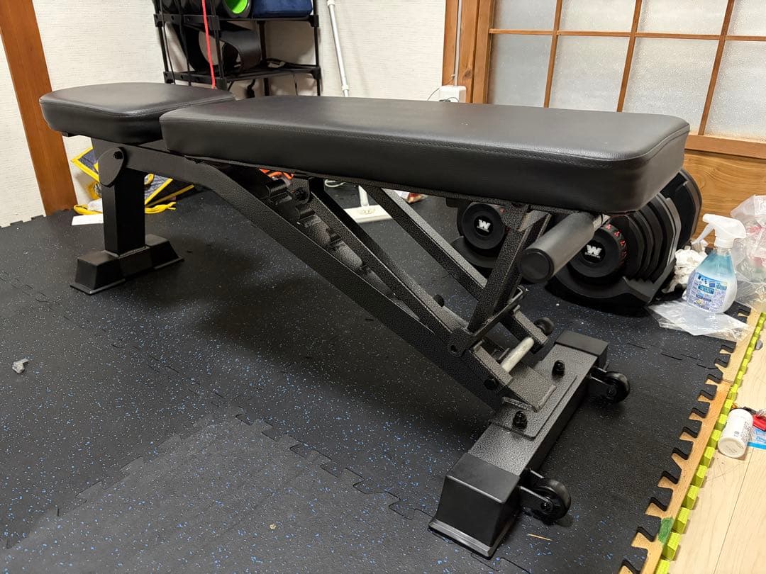 【現地受け渡し限定】可変式ベンチ&ダンベルセット