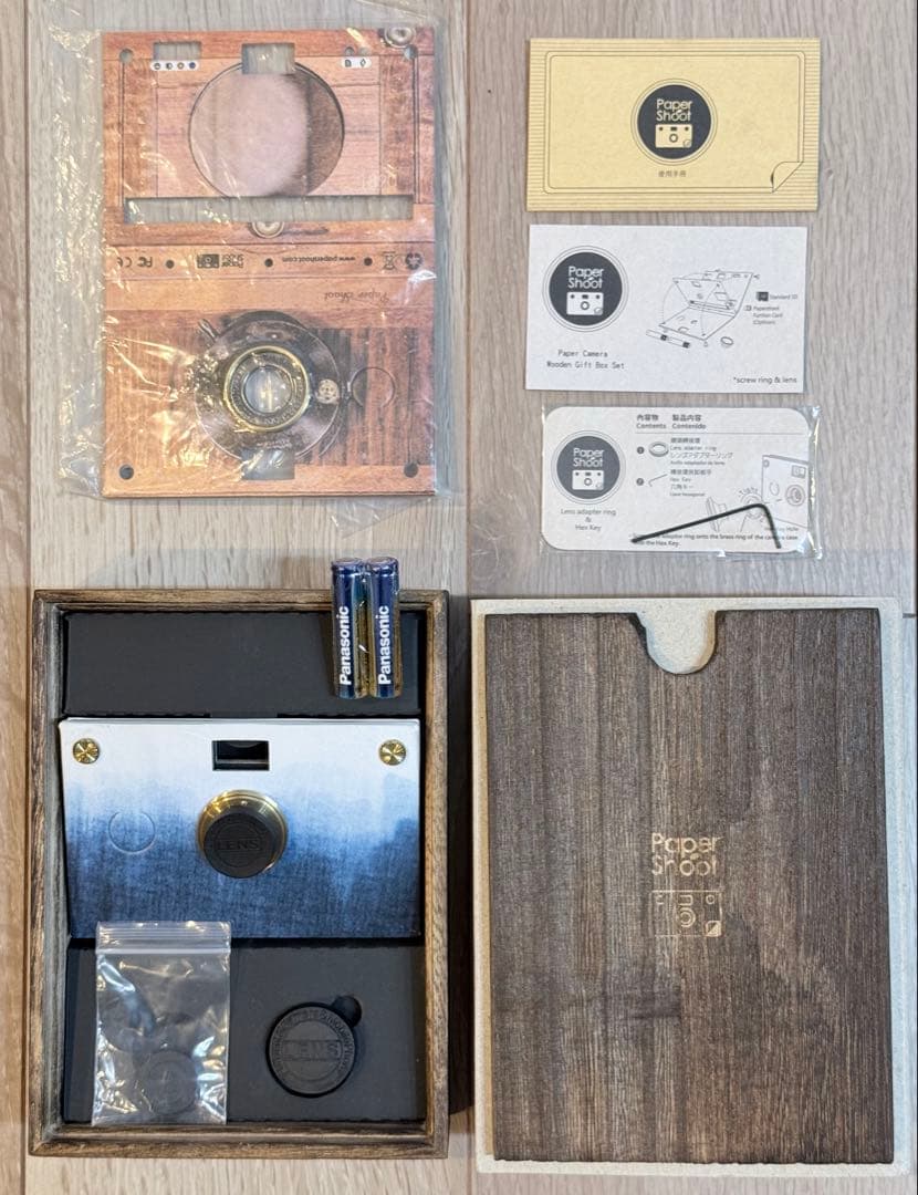 Paper Shoot ペーパーシュート+着せ替えケース(新品),レンズ2種付き