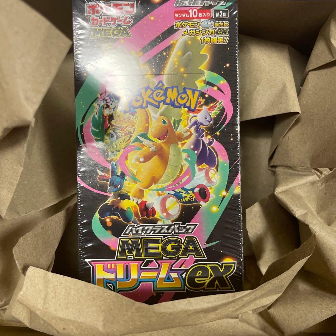ポケモンカードゲーム MEGAドリームex BOX シュリンク付 ポケセン産