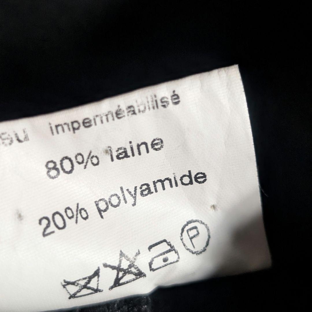 フランス製　70s　VETRA　デッドストック　上質生地　クラシックコート　黒