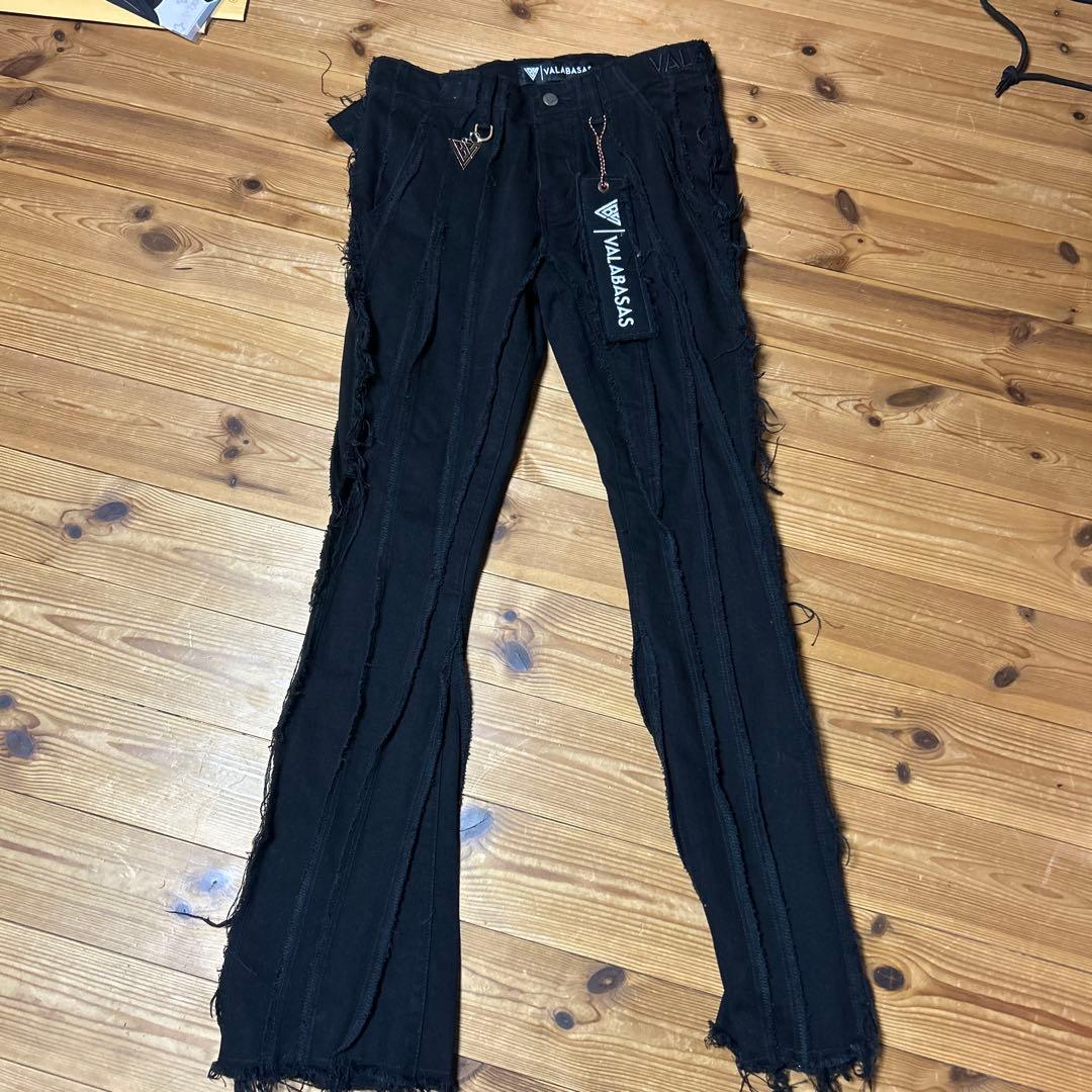 VALABASAS フリンジデニムパンツ サイズ32