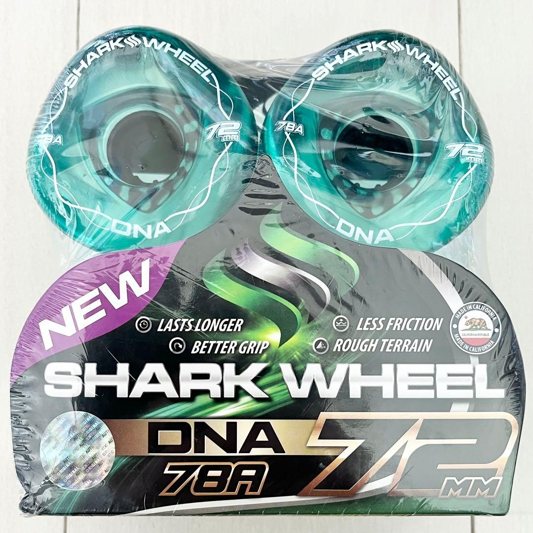 o20☆新品 未開封☆ シャークウィール 72mm 78a クリア グリーン