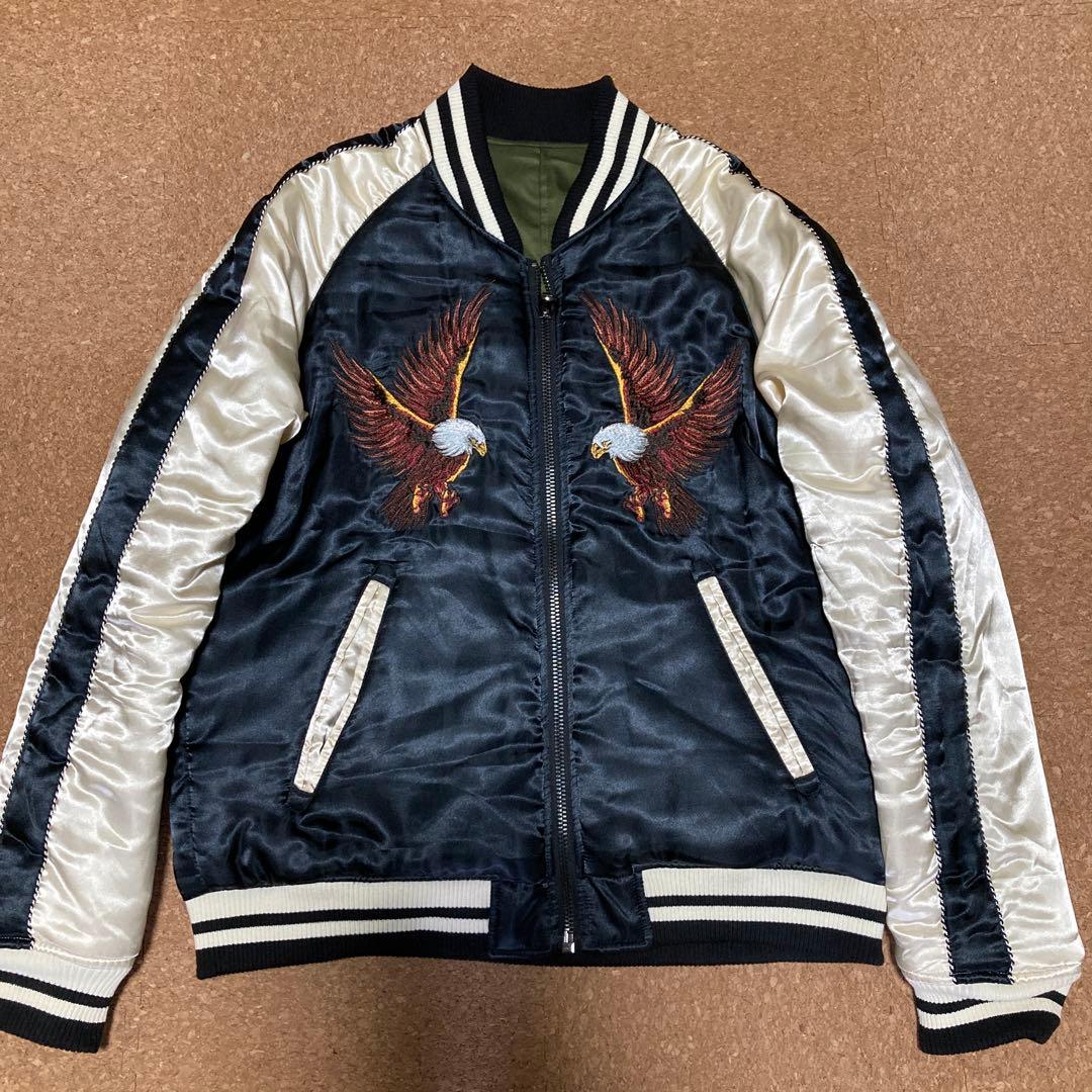 JACKROSE ジャックローズ スカジャン MA-1 鷲刺繍 リバーシブル