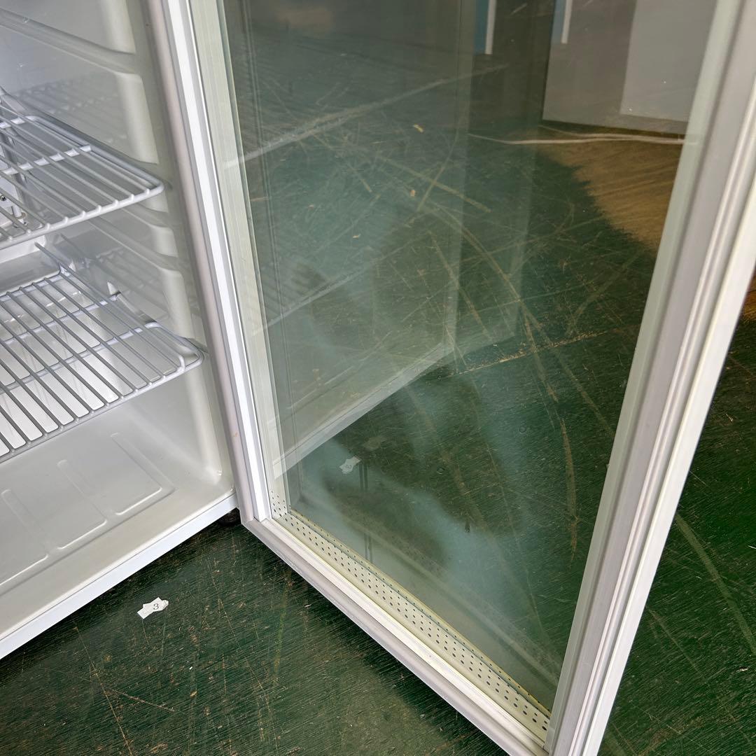 131業務用 冷蔵ショーケース オフィスコンビニ XW-105 左右開き 小型