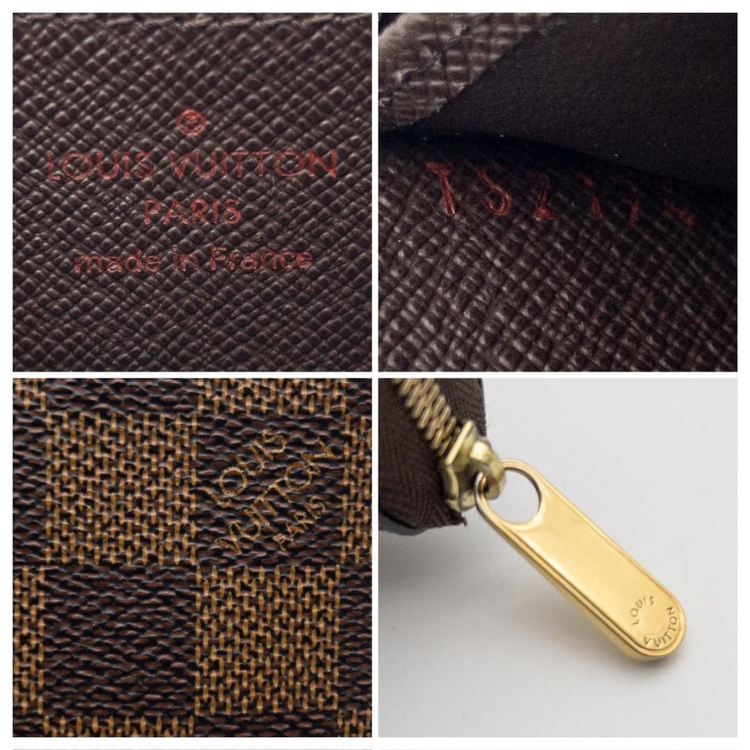 【SALE】ルイヴィトン　ジッピーパース　ダミエエベヌ　小銭入れ　茶