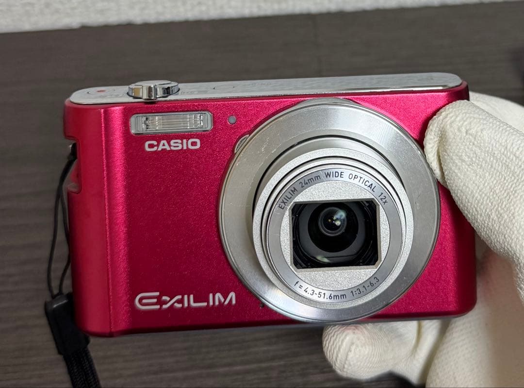 CASIO EXILIM EX-ZS240 レッド コンパクトデジタルカメラ