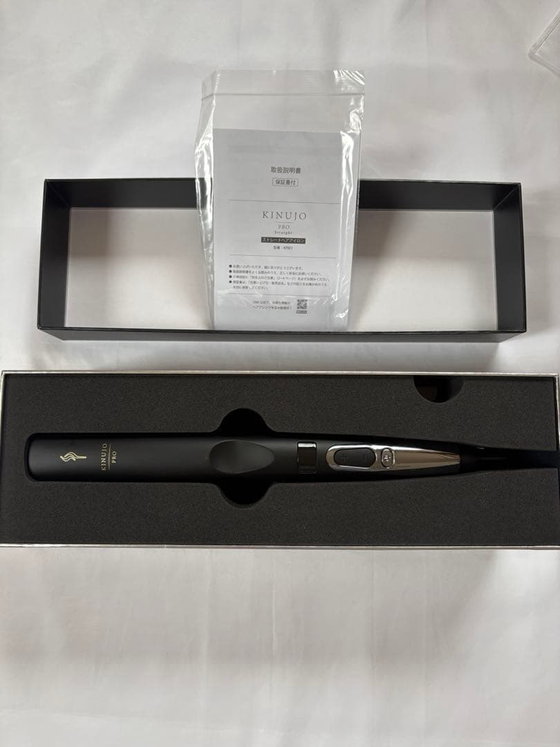 絹女　KINUJO プロ ストレートヘアアイロン KP001