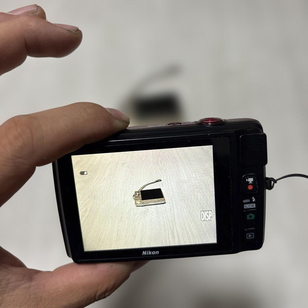 美品Nikon COOLPIX S4400レッド デジタルカメラ