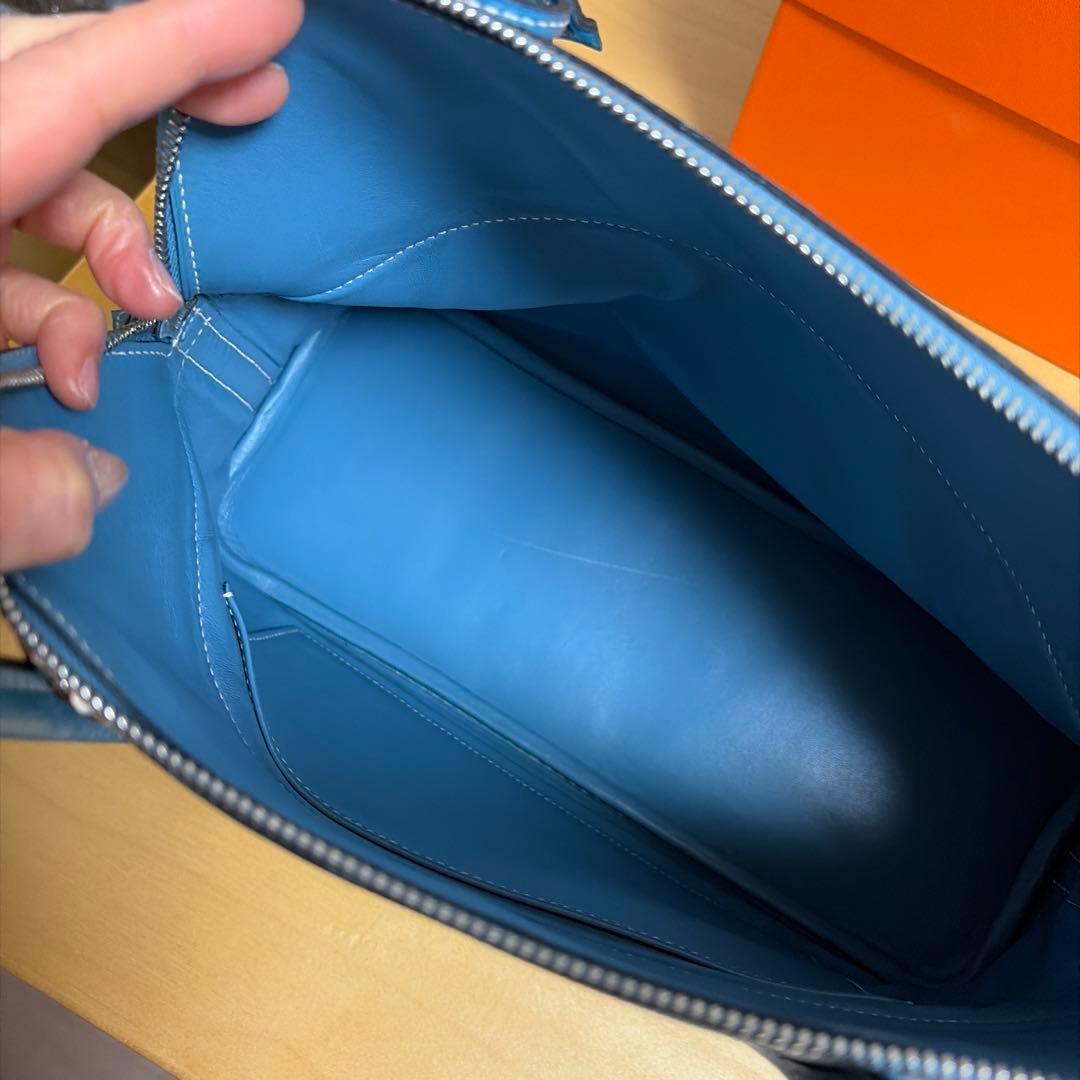 極美品‼️ HERMES エルメス　ボリード　31 ブルージーン　付属品全てあり