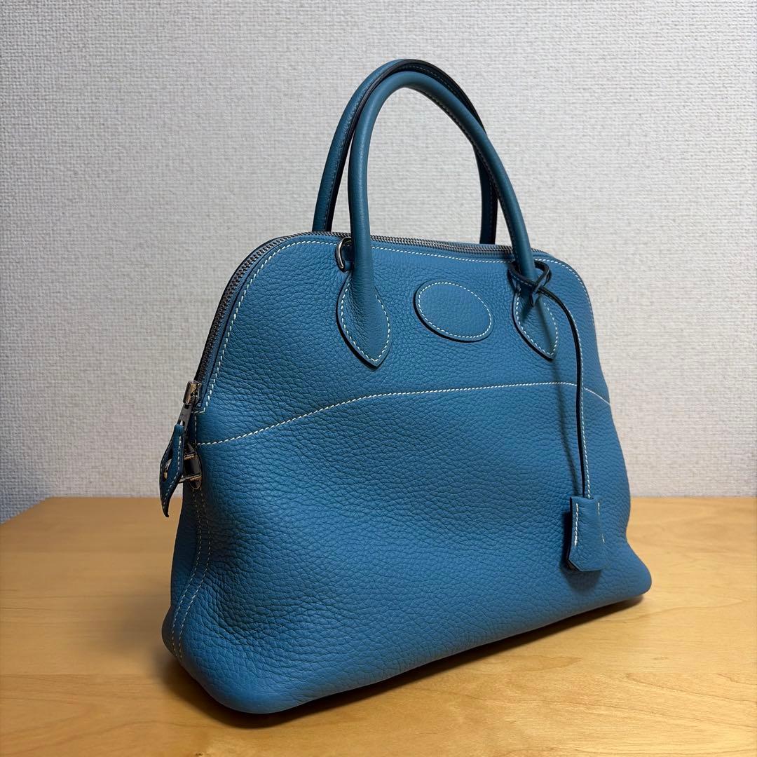 極美品‼️ HERMES エルメス　ボリード　31 ブルージーン　付属品全てあり