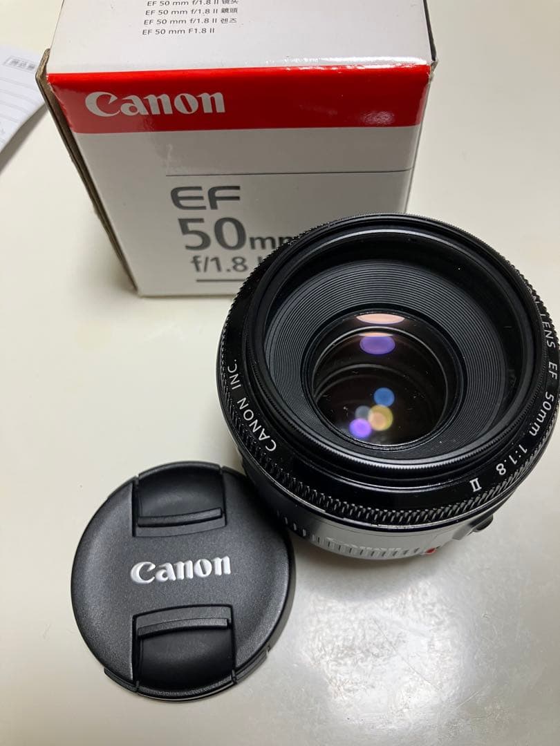 Canon 単焦点レンズ EF50mm F1.8 II