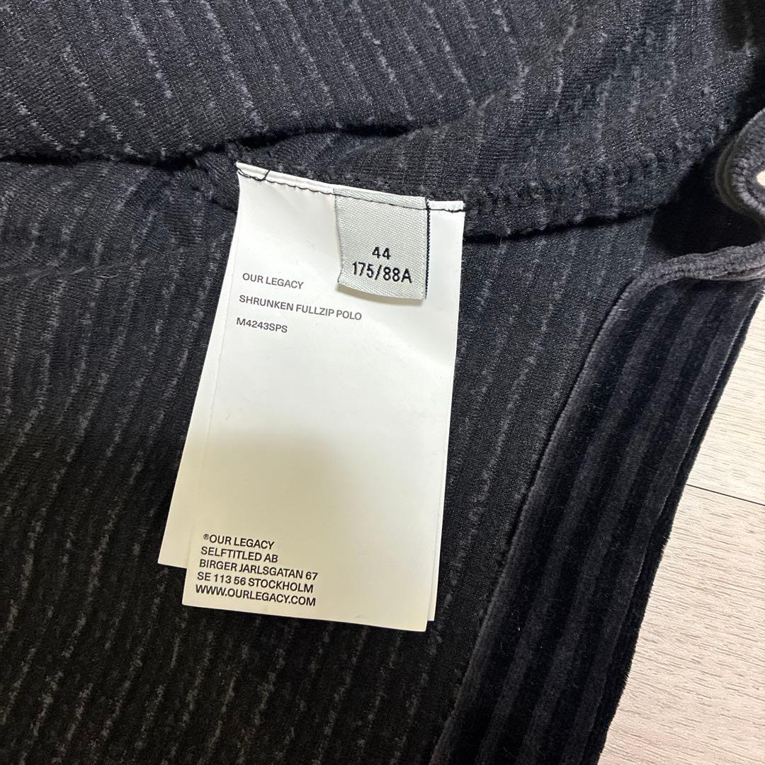 トップス OUR LEGACY shrunkenfullzippolo 44