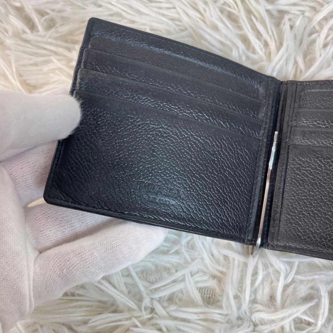 良品✨PRADA プラダ マネークリップ サフィアーノ トライアングル
