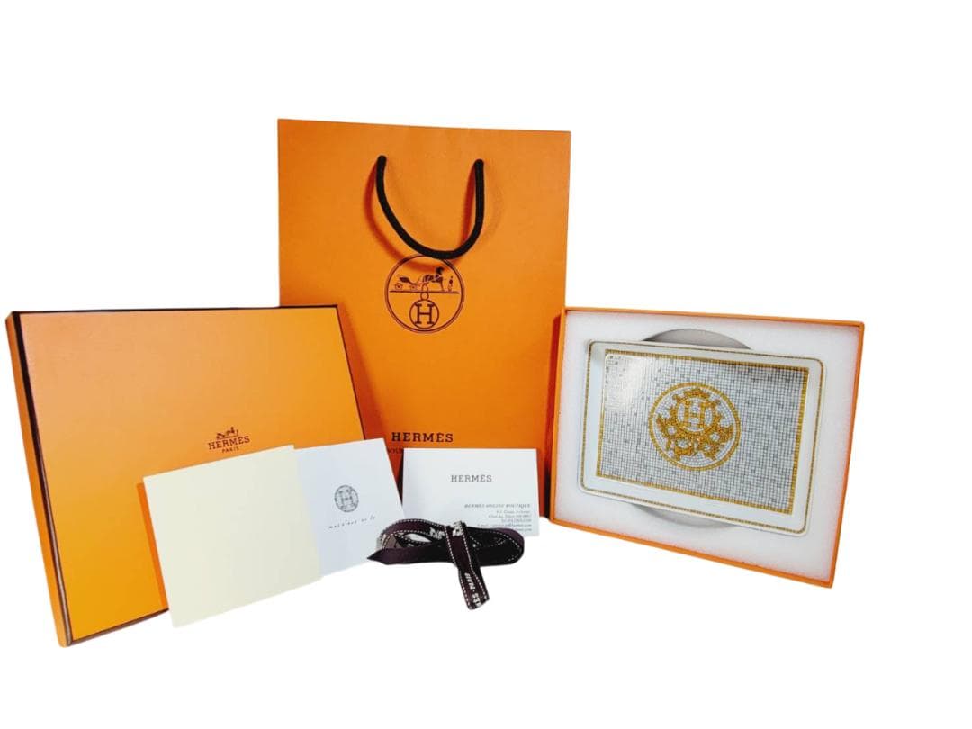 HERMESエルメス モザイク24 トレー トレイ 陶器 食器 洋食器 プレート