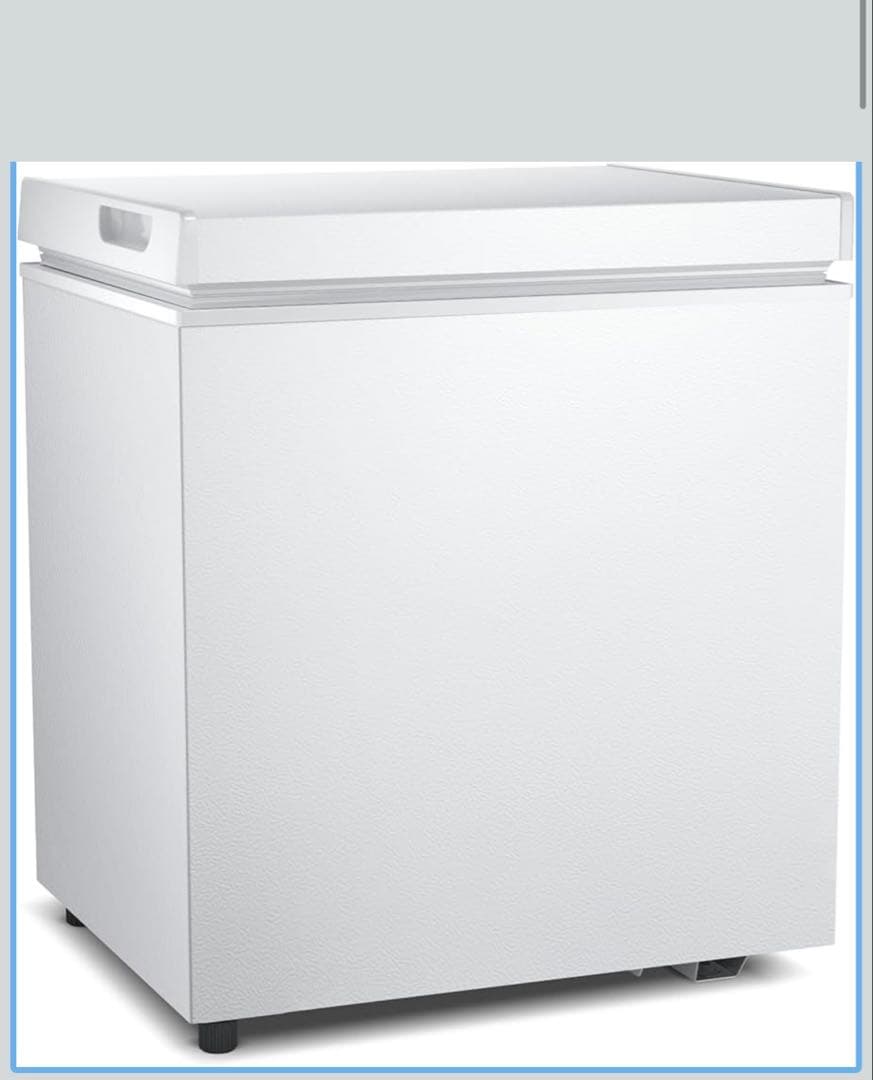 ZAFRO 50L 小型 チェストフリーザー 2つの収納バスケット7段階温度調節