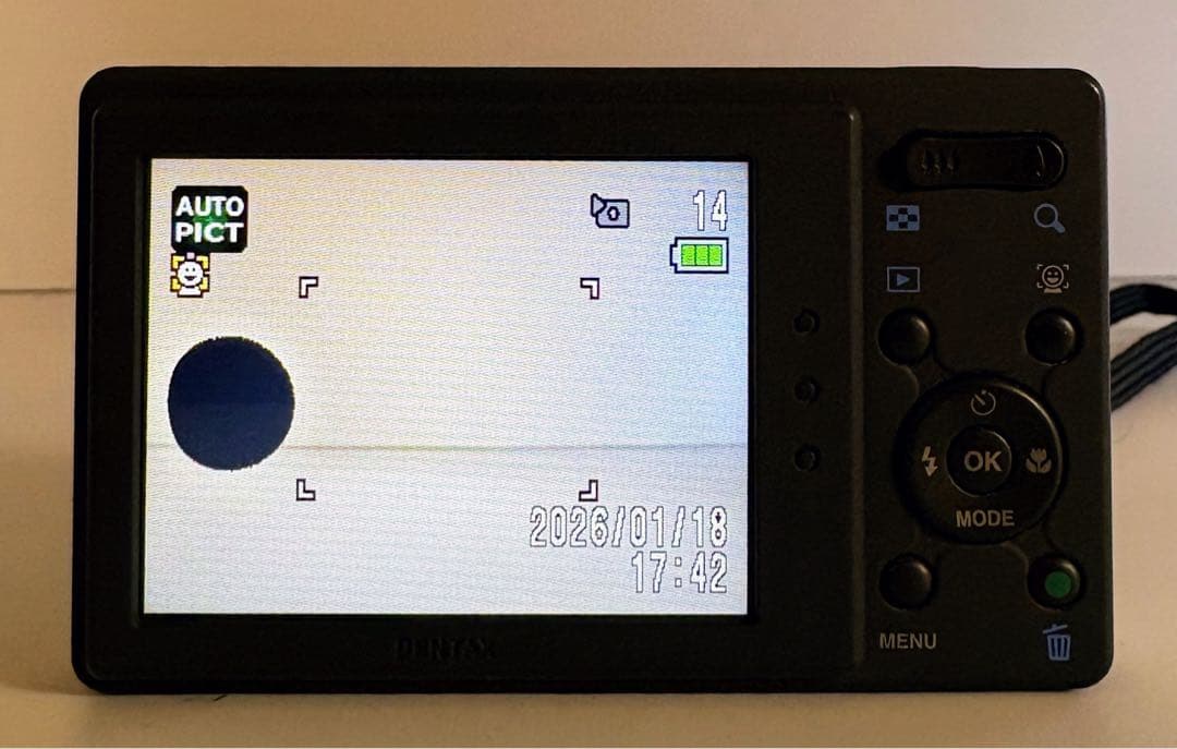 可愛いコンデジ！PENTAX Optio H90★転送可能★動作良好