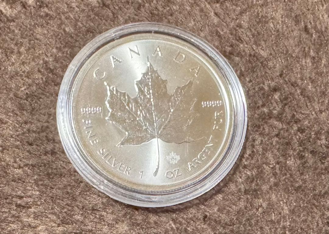 1オンス銀貨 メイプルリーフ銀貨＆ブリタニア銀貨 純銀 2枚セット