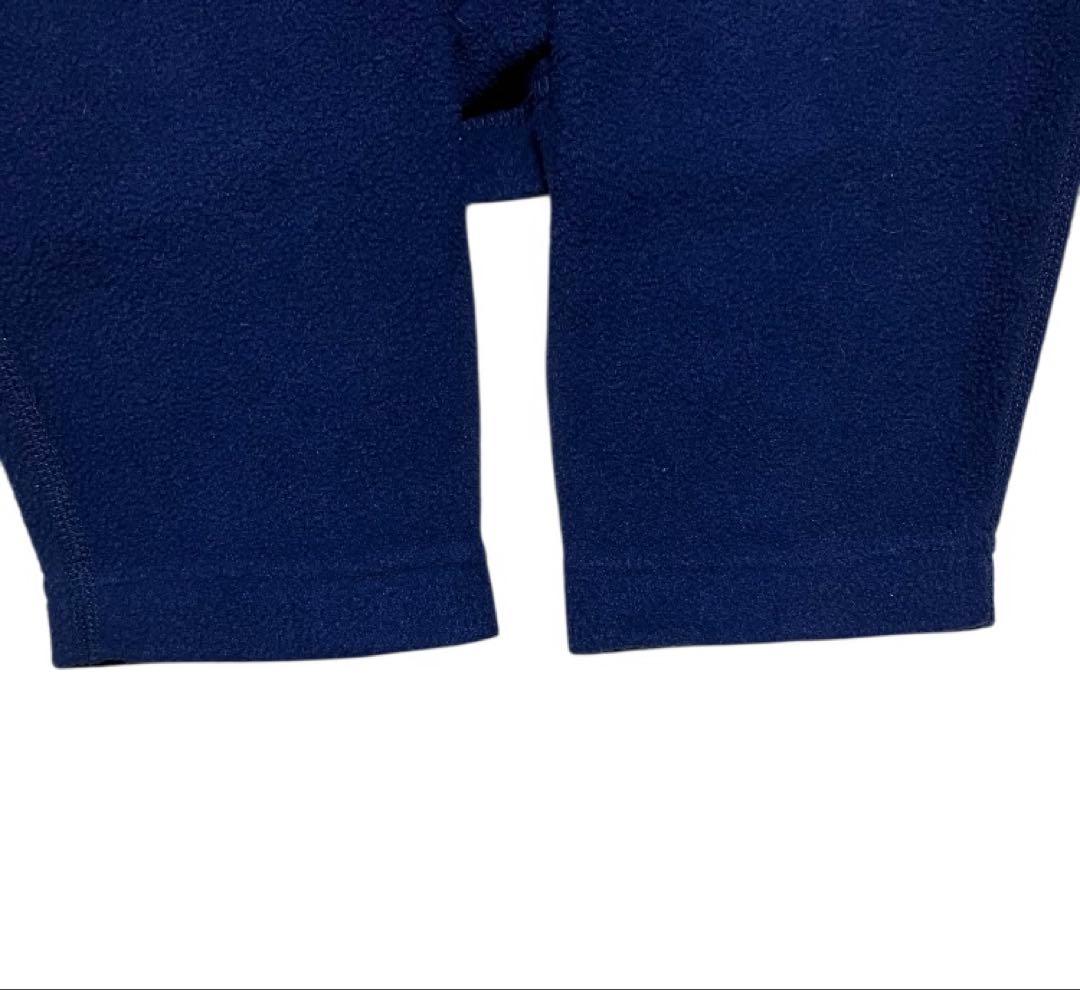 USA製 パタゴニア フルジップ フリース　 ネイビー　刺繍ロゴ