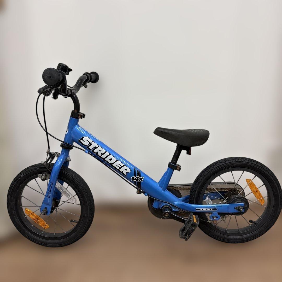 ストライダー　14X ブルー 青 自転車　キッズバイク