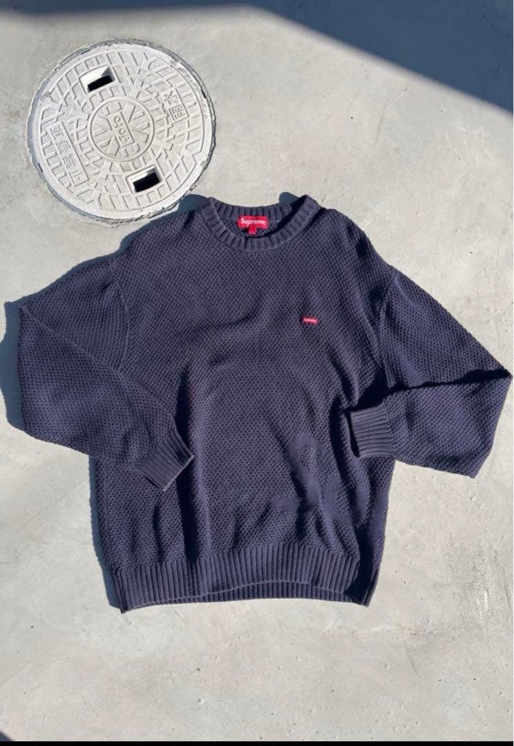 限定Supreme Textured Small Box Sweater