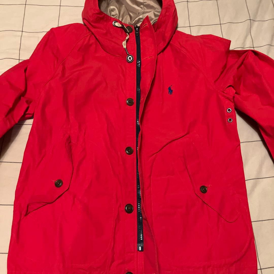 ラルフローレン マウンテンパーカー レッド S