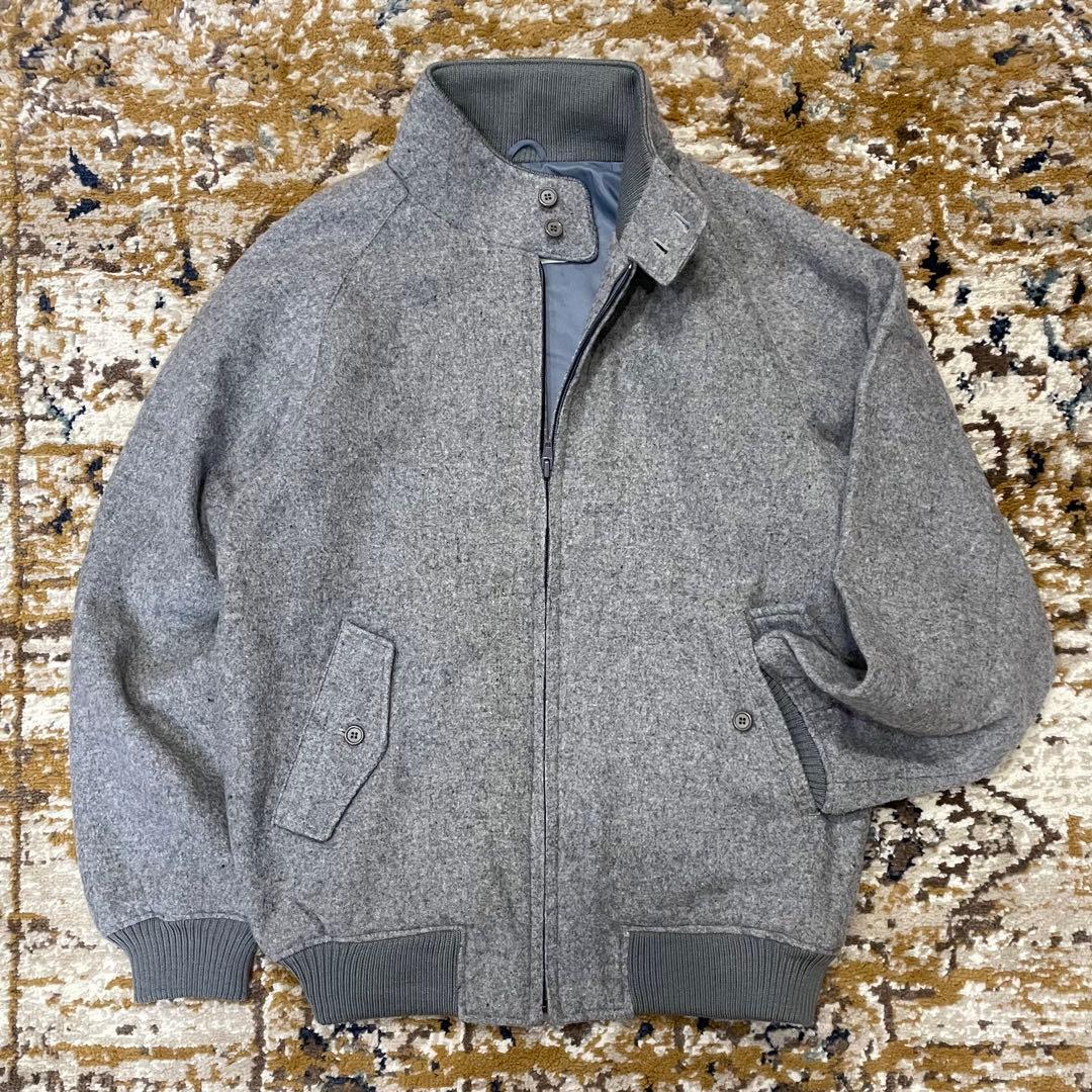 80's Vintage　Flannel Harrington Jacket