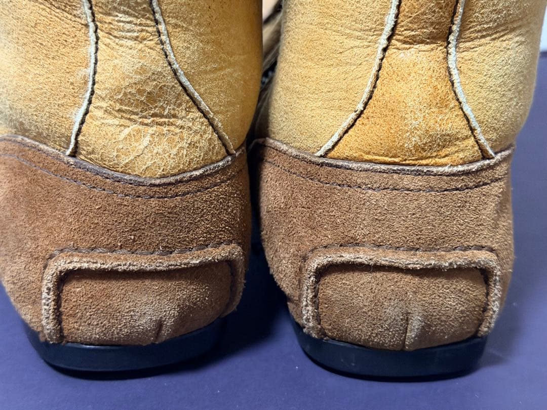 美品　PRADA ベージュ ロングブーツ　ムートン　car shoe 35.5