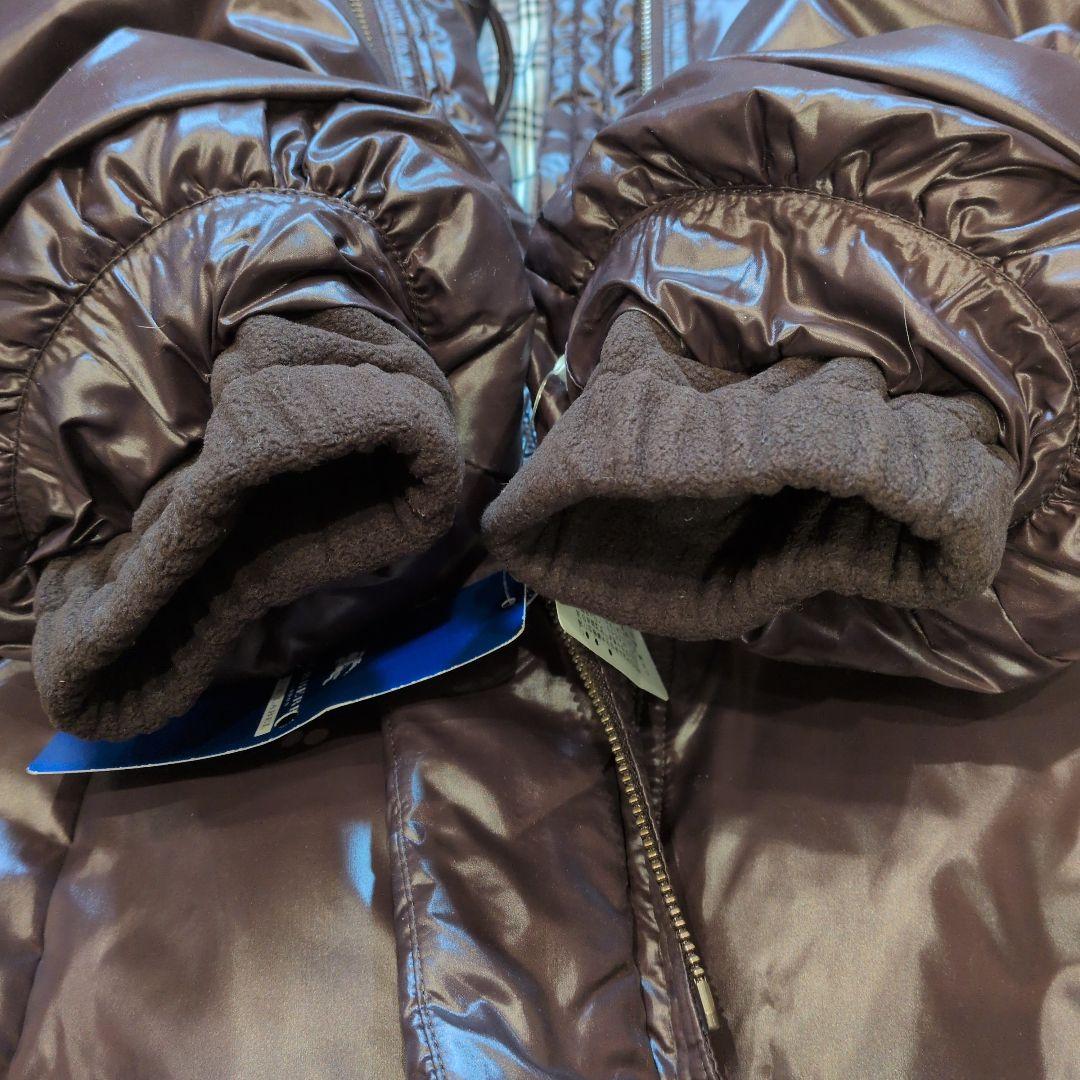 バーバリー ノバチェック 茶 38 ロングダウン 新品未使用