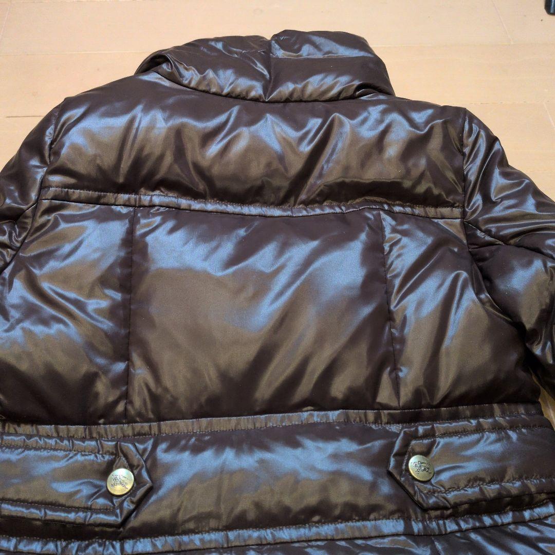 バーバリー ノバチェック 茶 38 ロングダウン 新品未使用