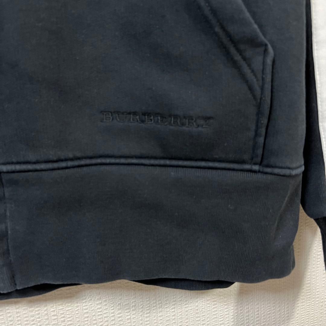 バーバリー　BURBERRY　ラインパーカー　Sサイズ　ブラック