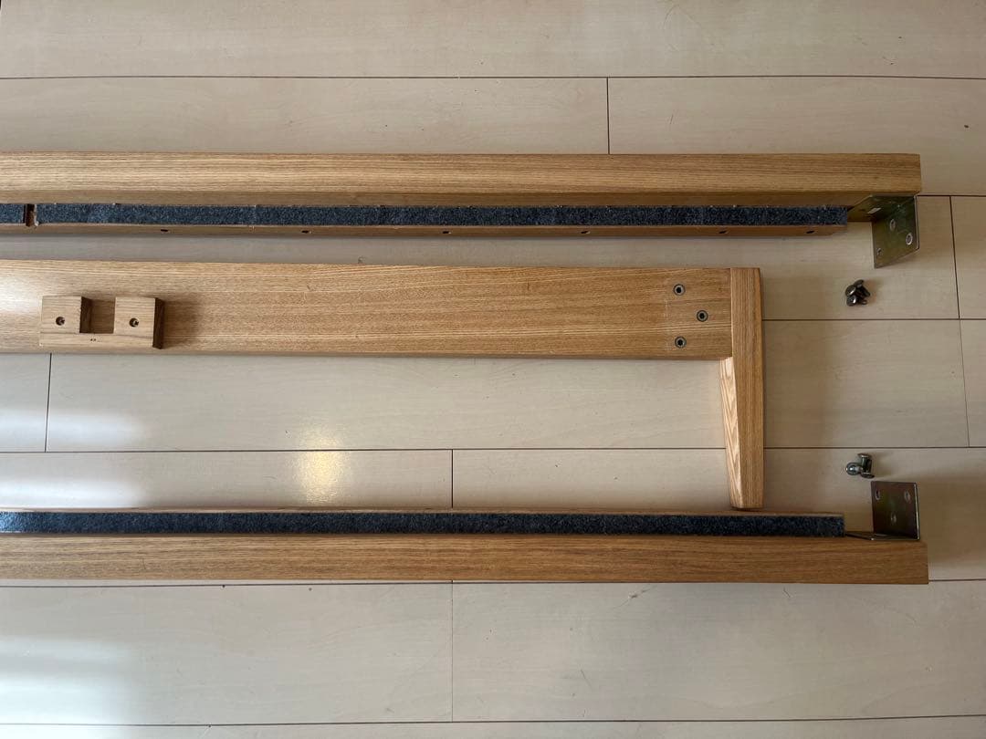 Y.E様用　無印良品 タモ材 ダブルベッド　直接引取