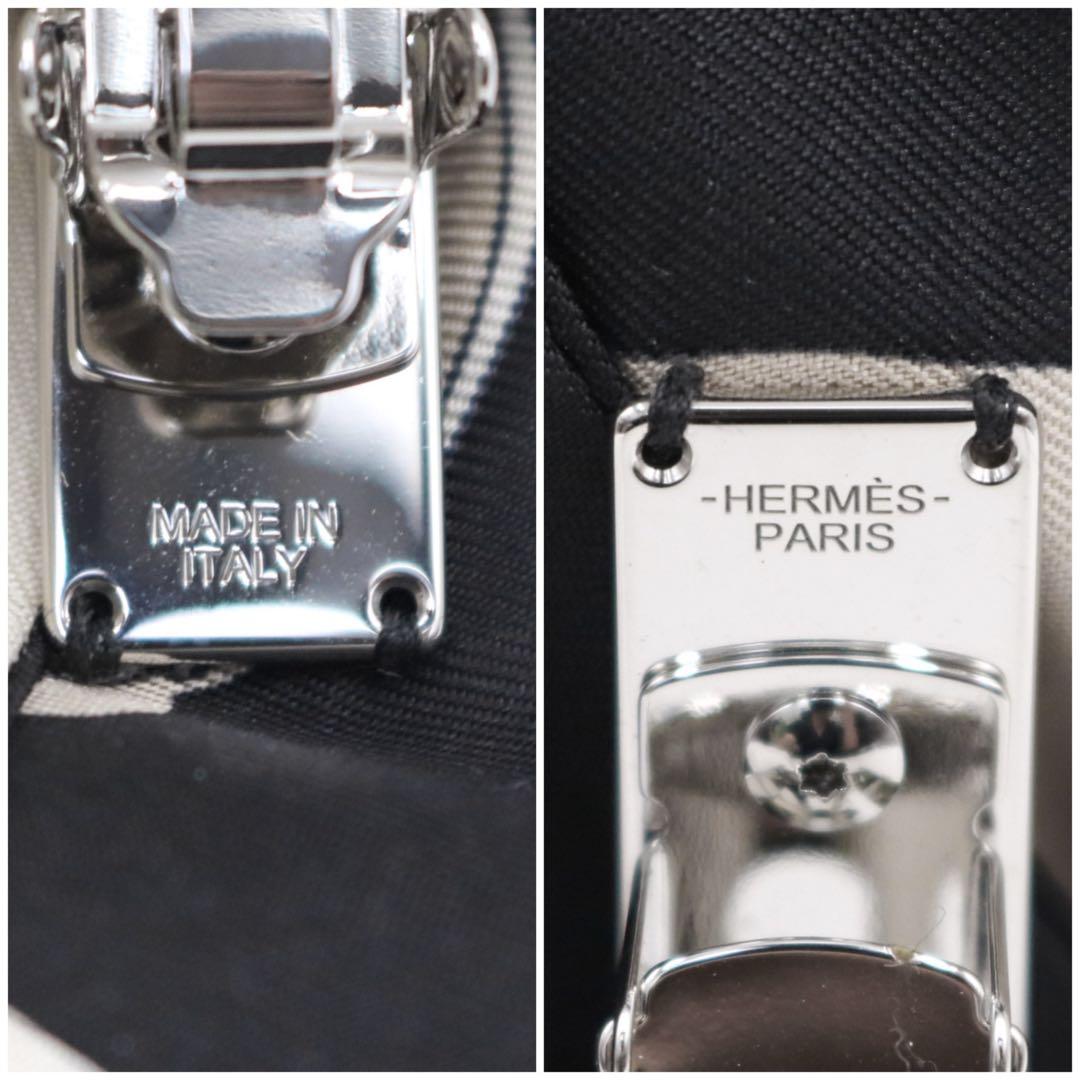 【極美品】エルメス グルネル エクスリブリス バレッタ ヘアアクセサリー シルク