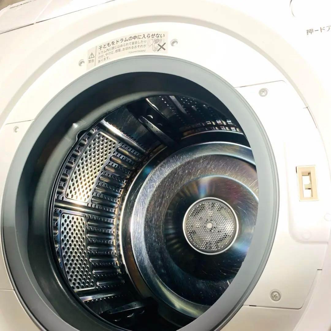 シャープ ドラム式洗濯機 ES-H10F-WL 左開き 21年製 10/6kg