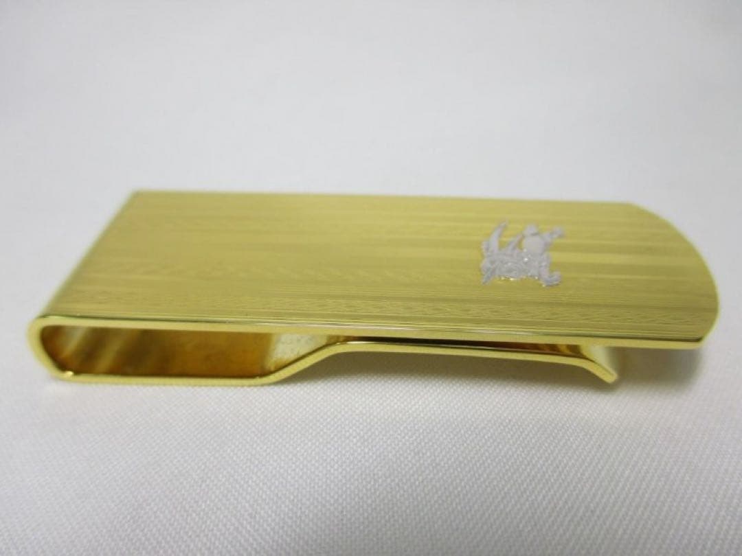 未使用品 バーバリー マネークリップ ゴールドカラー