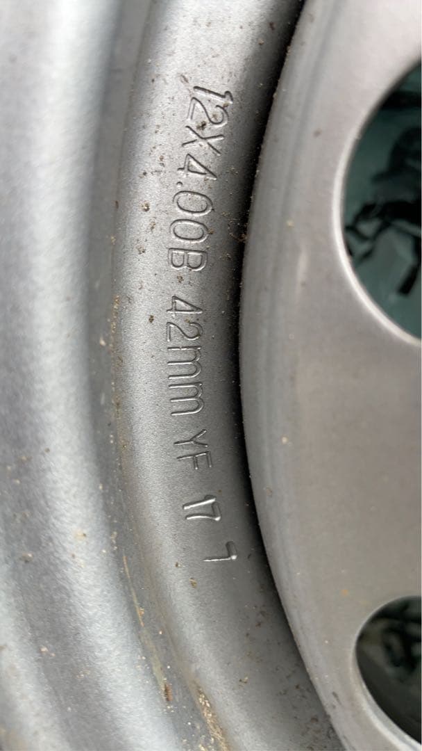 朝*奈様 ヨコハマiceGUARDスタッドレス鉄チン4本set145R12-80