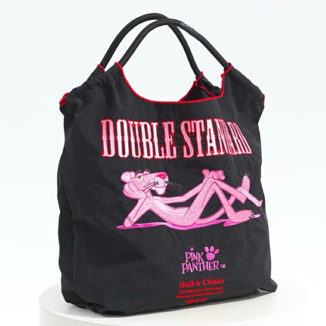 正規品 ボールアンドチェーン ピンクパンサー コラボ 刺繍 エコバッグ オシャレ