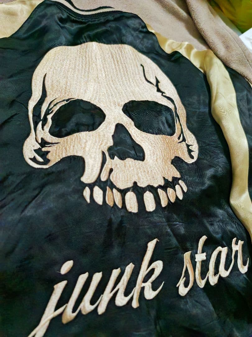junk star 日本限定 スカジャン unisex 2面用 スカル