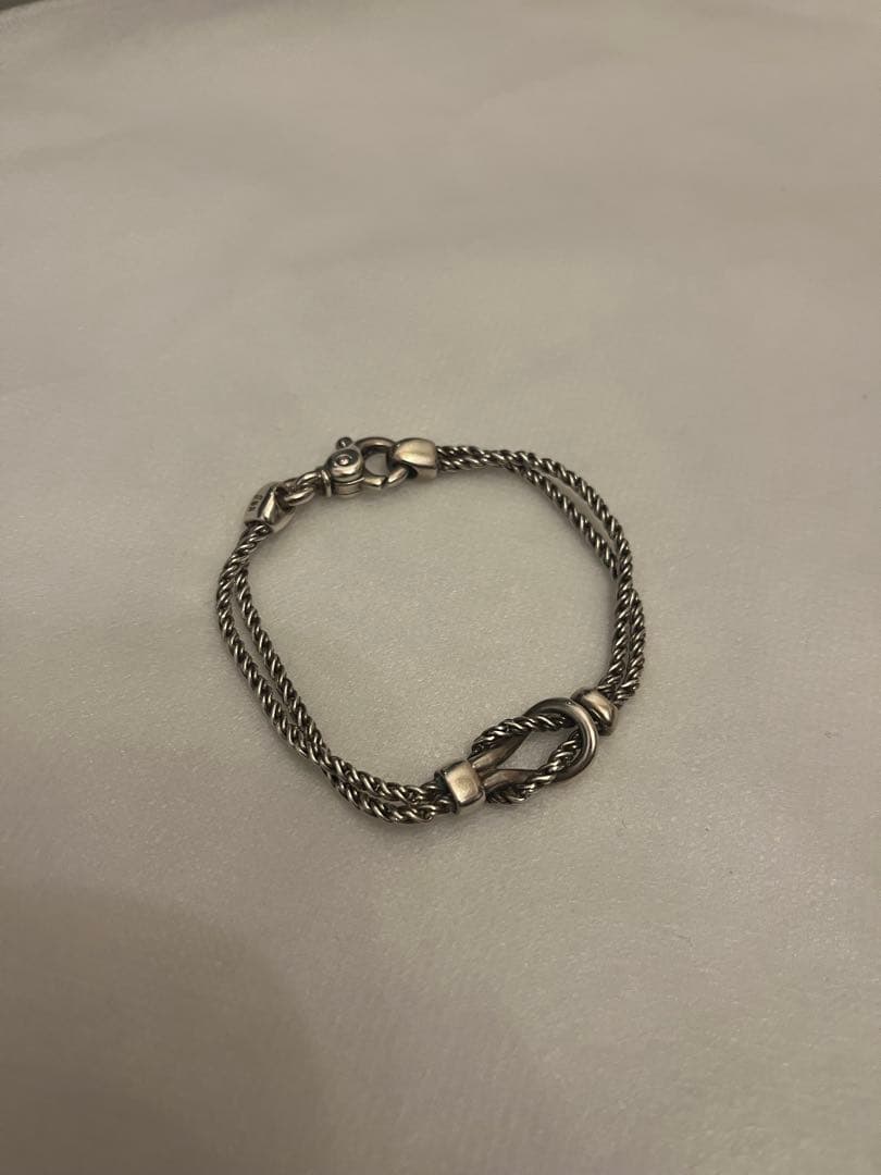 ティファニー ブレスレット センターノット/ダブルロープ シルバー925【中古】