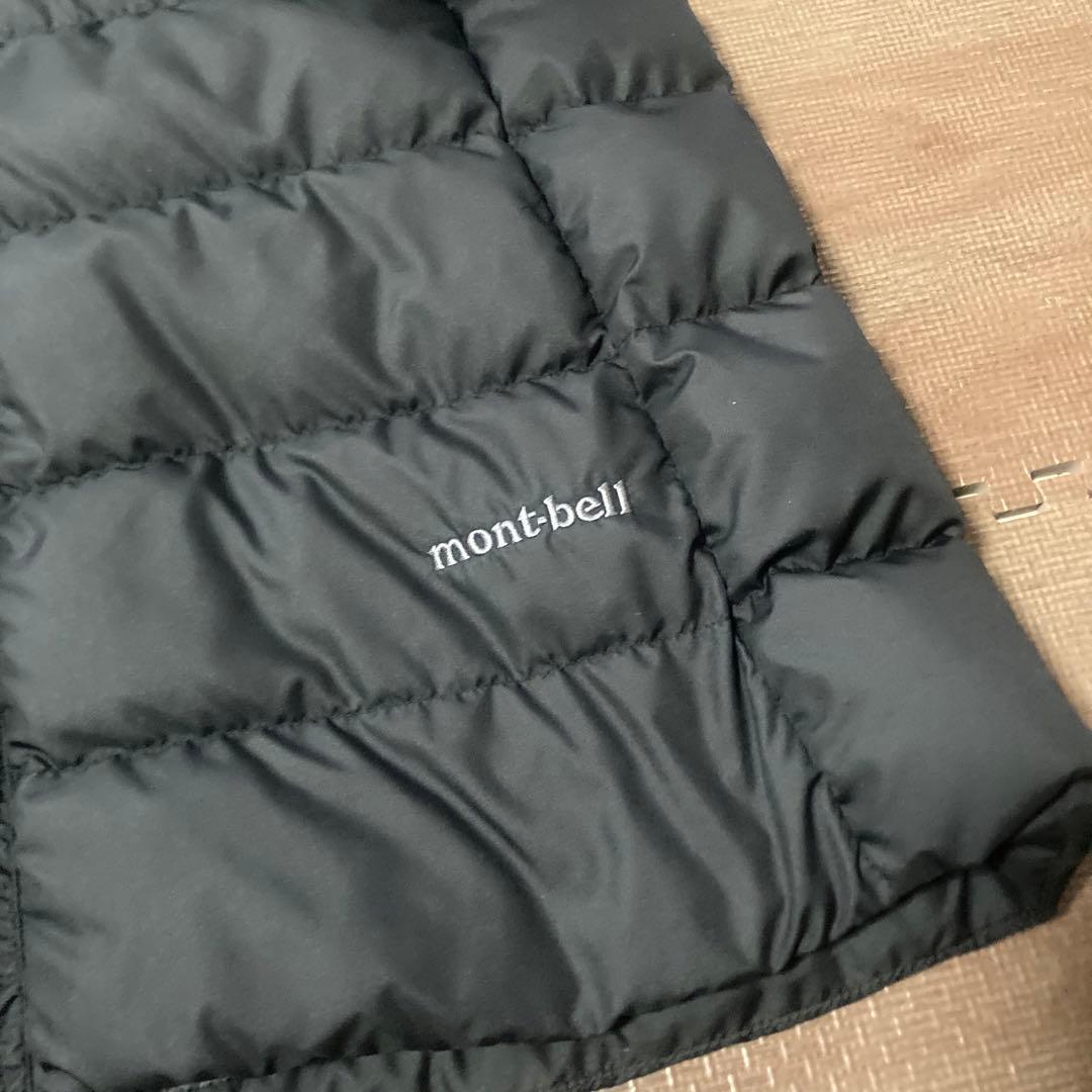 モンベル　トラベルダウンロングコート　ブラック　ex800 1101550