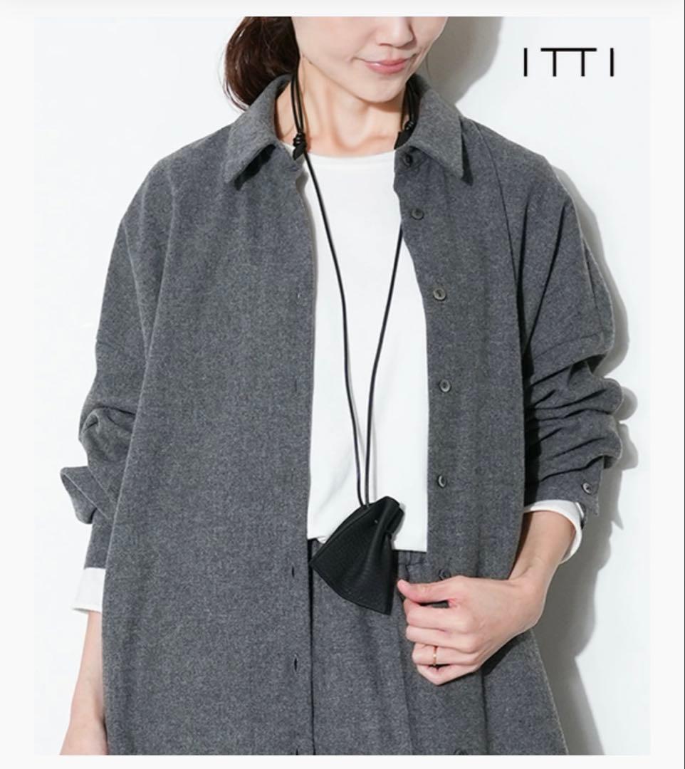 【未使用】ITTI(イッチ) 巾着ポーチ黒XXXS