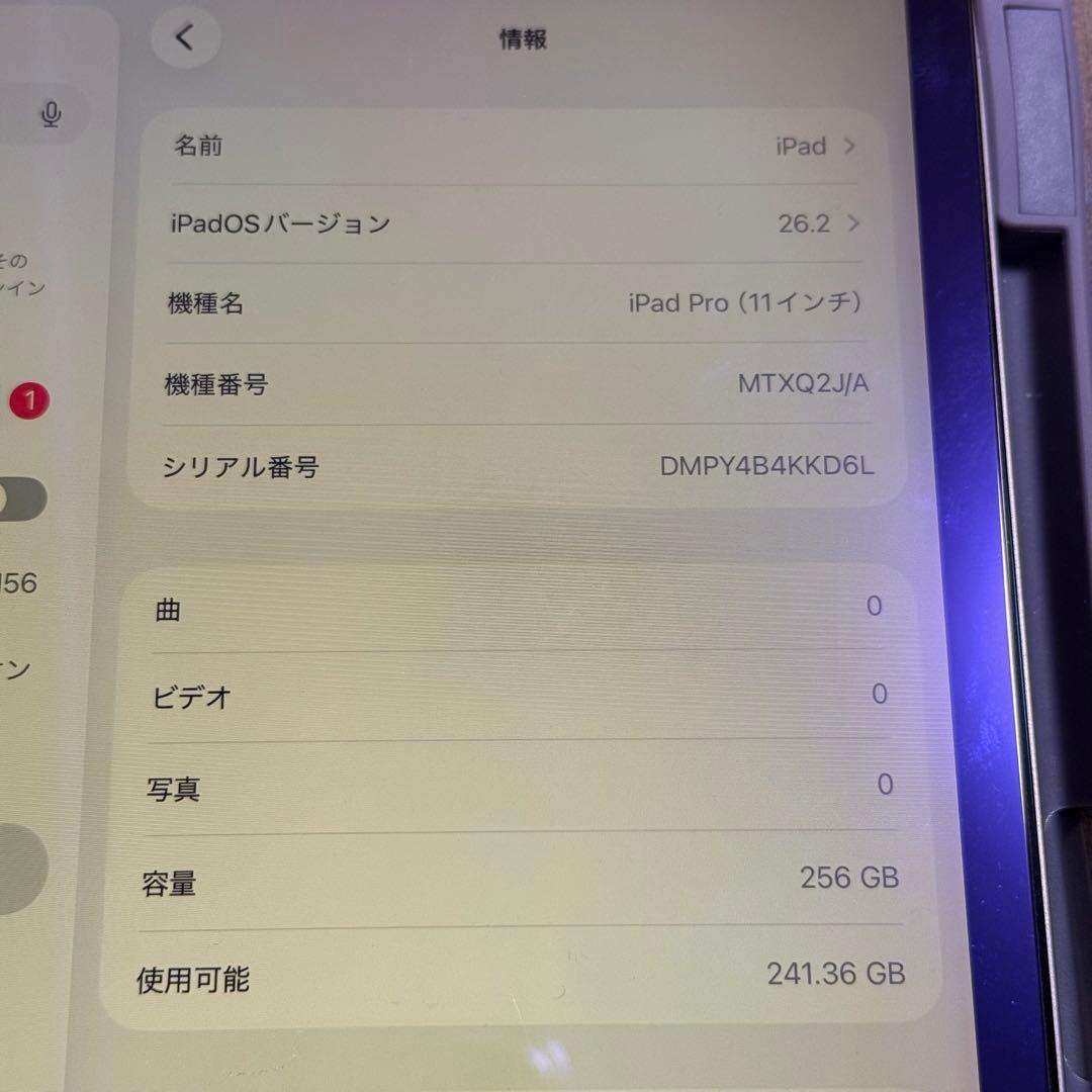 ★Apple iPad Pro 11インチ 第1世代 256GB☆良品☆★