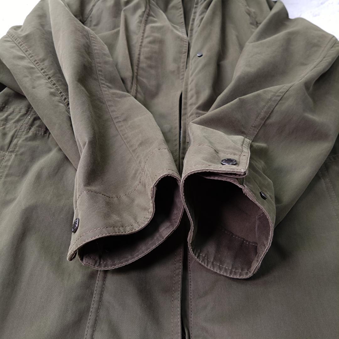 マッキントッシュ モッズコート 裏地総ファー イタリア製 ライナー 34 カーキ