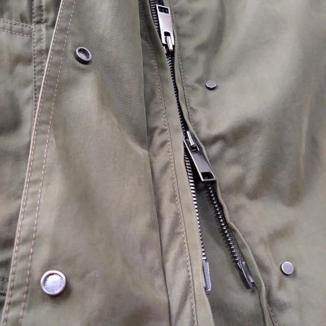 マッキントッシュ モッズコート 裏地総ファー イタリア製 ライナー 34 カーキ