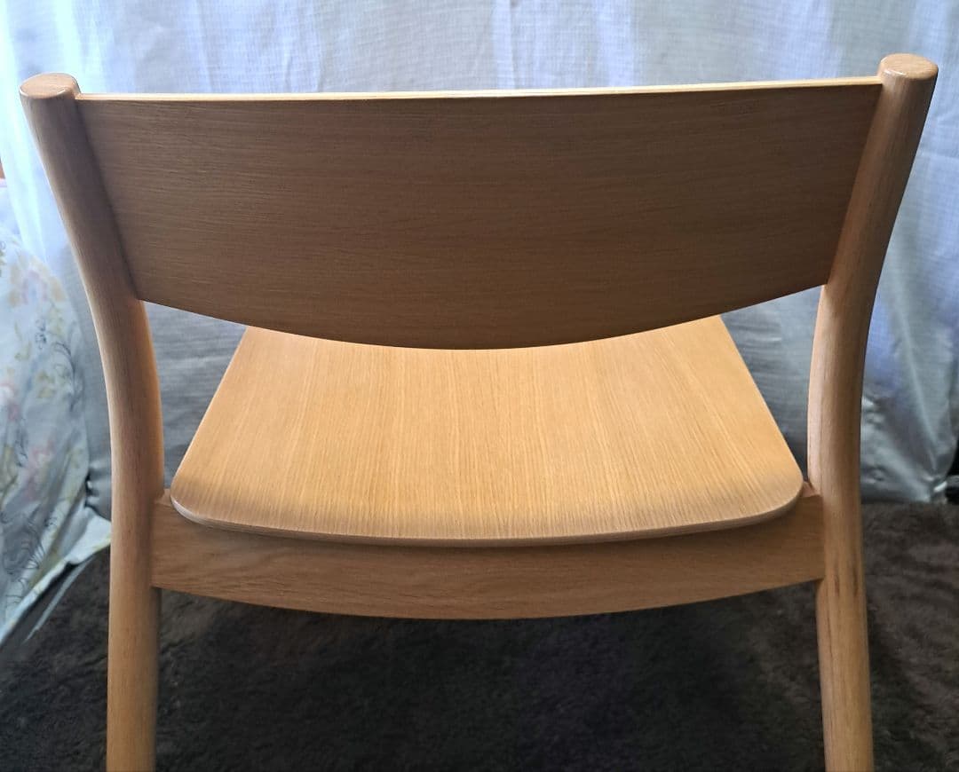 無印良品　オーク材　ラウンジチェア　良品計画　Muji　北欧風
