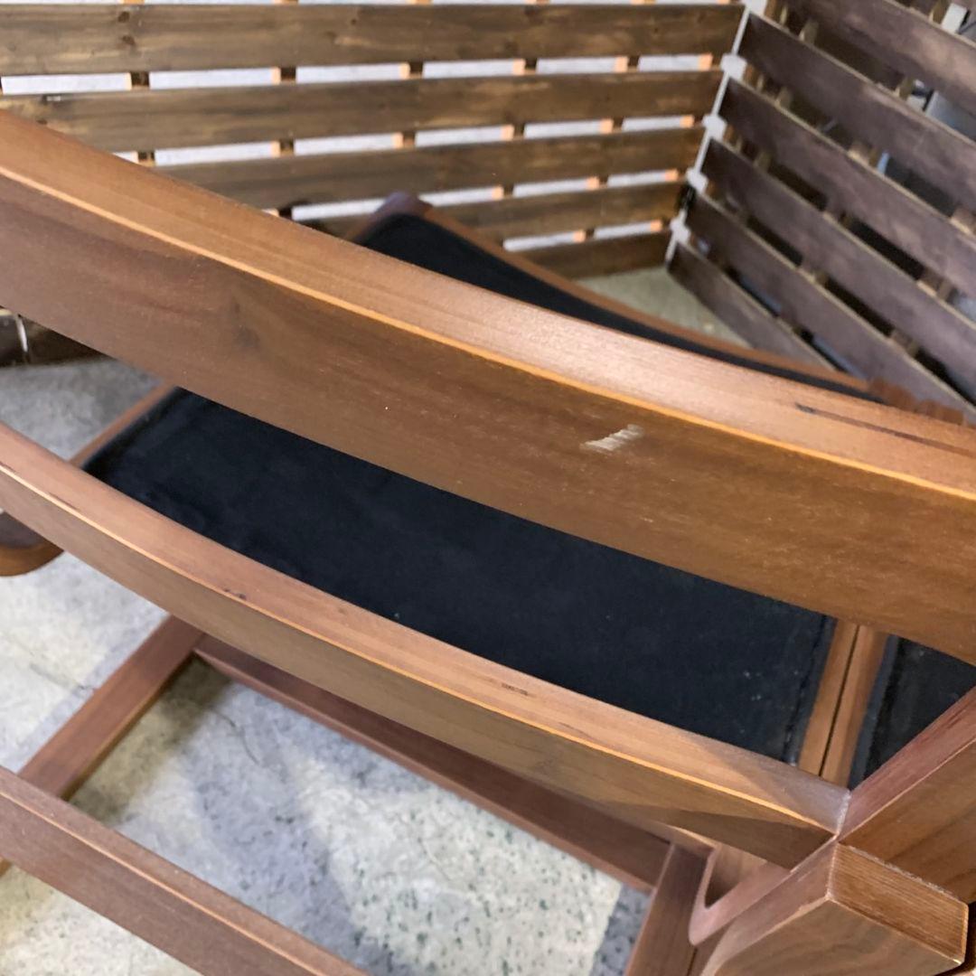 G767\" 無印良品　MUJI リビングでもダイニングでもつかえるソファチェア